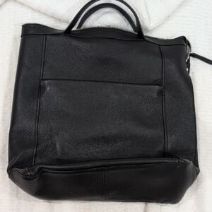 Black Leather Men's Bag